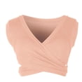 thumbnail image 1 of Pntutb Womens Short Crop Tops Tube Sleeveless Navel Bare Short Vest Top, 1 of 3