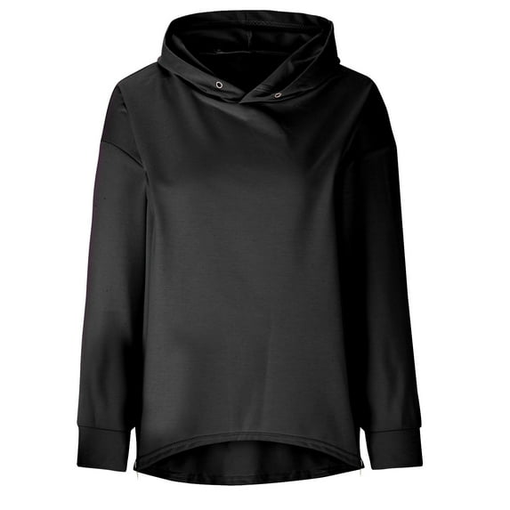 Pntutb Womens Solidlong Sleeve Blouse Pullover Tops Hoodies Sweateshirts