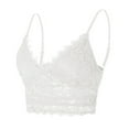 thumbnail image 1 of Pntutb Womens Vest Crop Wireless Bra Lingerie Sexy V-Neck Underwear Camisole, 1 of 6