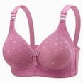 thumbnail image 1 of Pntutb2 Bras for Women Plus Size Middle-Aged and Elderly Mother Thin Underwear with Gathered Upper Support Sagging Adjustment Type No Steel Ring Bra, 1 of 5