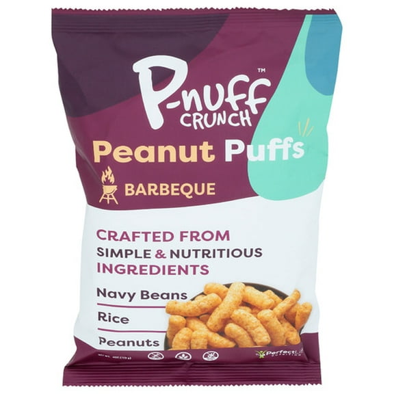 Pnuff Puff Baked Peanut BBQ 4 oz (Pack Of 6)