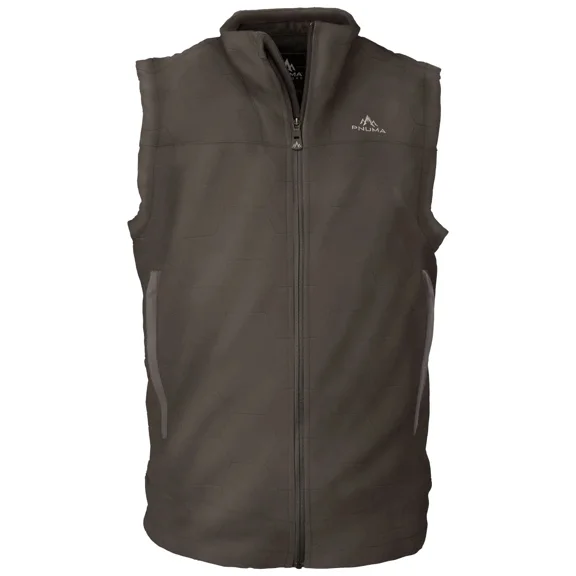 Pnuma Outdoors Alpha Vertex Vest, Beluga, Waterproof, Windproof, Primaloft Insulation, Athletic Fit, All-Season Warmth, Size S (AV-VE-BE-S)