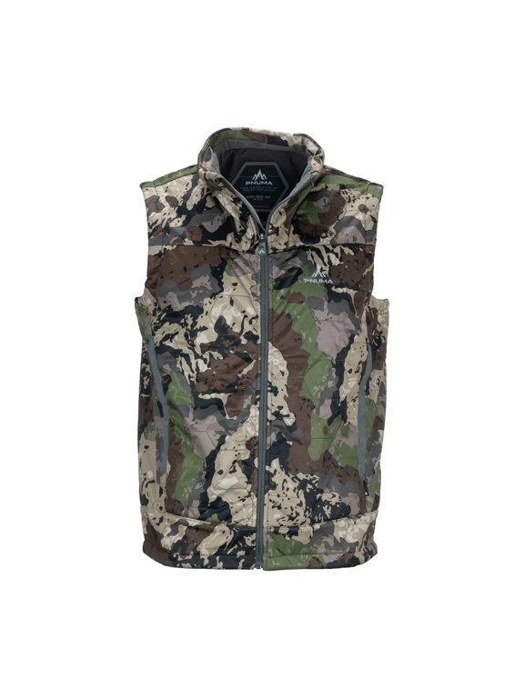 Alpha Vertex Vest, Caza Camo, XL, Waterproof, Windproof, Primaloft Insulation, Athletic Fit, All-Season Warmth (AV-VE-CZ-XL)