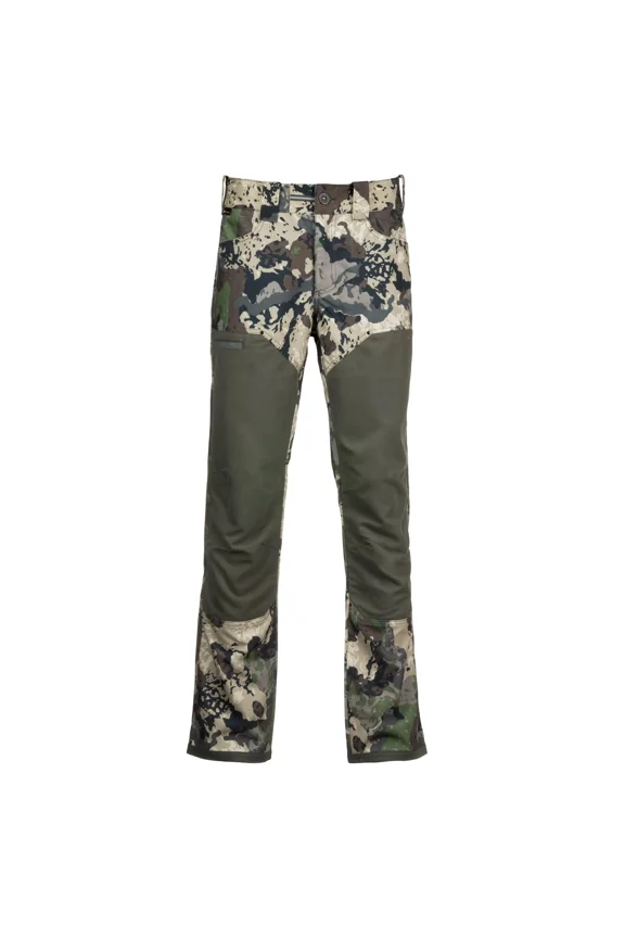 Brushguard Caza Pants, Heavy-Duty 360g Polyester, Nylon Reinforced Cuffs, 5 Pockets, Articulated Knees, Camo 44x32 (BG-PT-CZ-44x32)