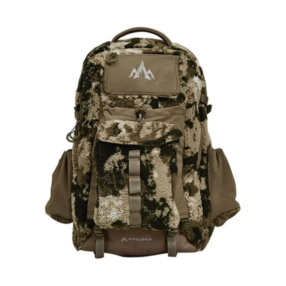 Pnuma Outdoors Highpoint Pack, Caza OV, OSFM, 1350 Cu In, Water-Repellant, Berber Fleece, Scent Control, Bladder Compatible (HP-PK-OV)