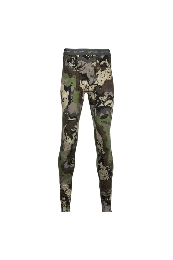 Merino Wool Base Layer Pant, Caza Camo, Medium, Moisture-Wicking, Thermal Insulation (P405CM)