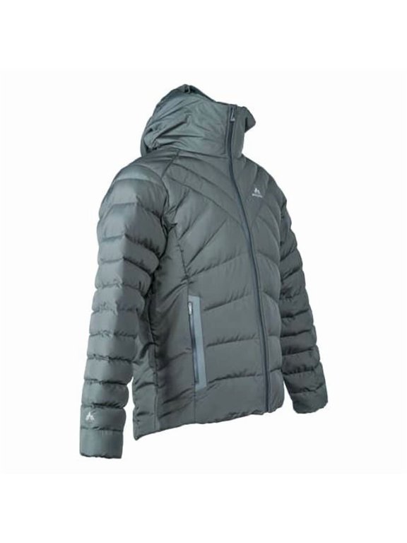 Palisade Jacket, Beluga, Size L, Insulated Hooded Outerwear (PA-JK-BE-L)