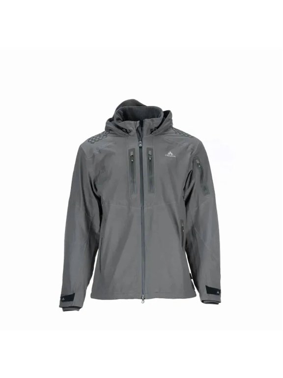 Selkirk Jacket, Beluga, L-Tall, Waterproof, 3M Scotchgard, SilverStrike Odor Control, Quiet Softshell, Adjustable Hood, Safety Harness Port (SK-JK-BE-LT)