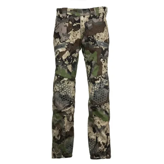 Pnuma Outdoors Waypoint Caza Hunting Pants, 38x34, Windproof, Water Repellent, Anti-Odor, Removable Knee Pads, Quiet Fabric, Camo (WP-PT-CZ-38x34)