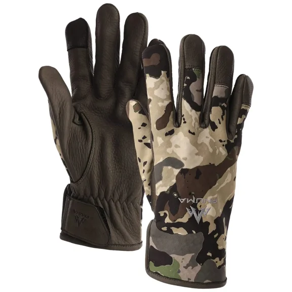 Pnuma Outdoors Waypoint Cold-Weather Gloves, Caza Camo, Medium, Durable and Insulated (P502CM)