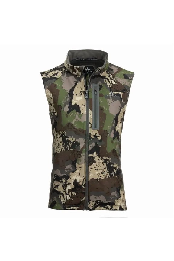 Waypoint Vest, Windproof 50mph, 3M Scotchgard DWR, Pnumagrid Fleece, Tree Stand Harness, Caza, Size S (WP-VE-CZ-S)