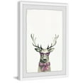thumbnail image 1 of Po-Faced Deer Framed Painting Art Print, 1 of 6