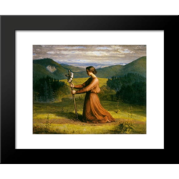 Poème de l'âme 18 Réalité 20x24 Framed Art Print by Louis Janmot