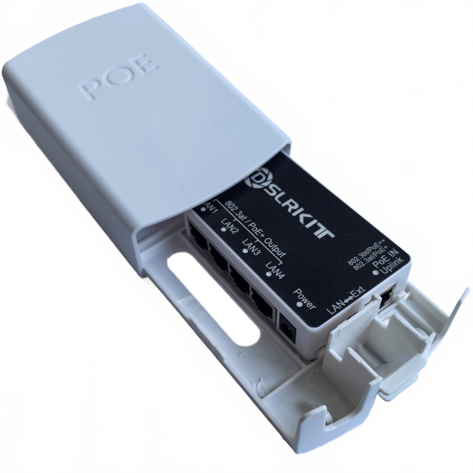 PoE++ 90watt 5 Port Gigabit PoE Passthrough Switch Outdoor Extender 802 ...