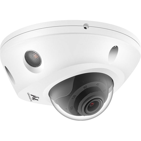 PoE IP Security Camera Outdoor Dome 5MP 30FPS, 2 Way o, Vandal Proof IK10 Cameras, 2592x1944 5 Megapixels, 122 Wide View, AI Human and Vehicle Detection, CCTV for Business