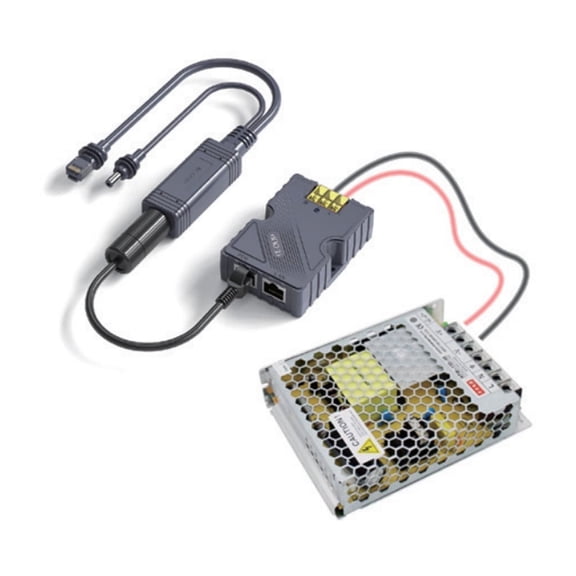 PoE Injector Power Supply Kit for Starlink Mini 150W 48V Step-Up Converter with Gigabit LAN Splitter | IP68 Waterproof for RV Marine Off-Grid Use