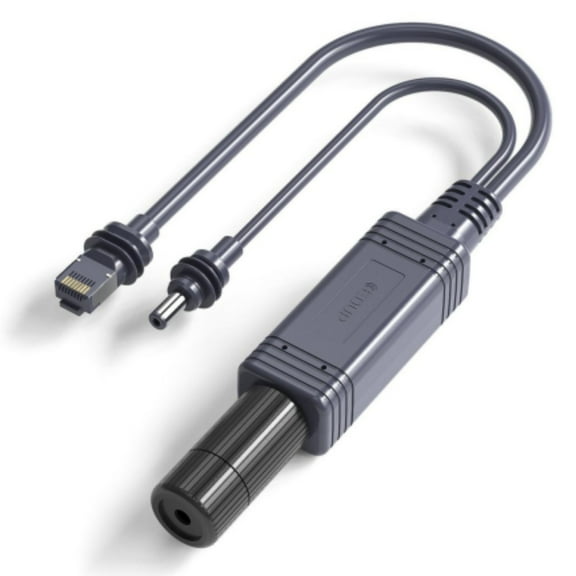 PoE Splitter Adapter for Starlink Mini IP68 Waterproof Outdoor Gigabit Converter with RJ45 and DC Output Ethernet to Power/Data Split for Mobile and Off-Grid Installations