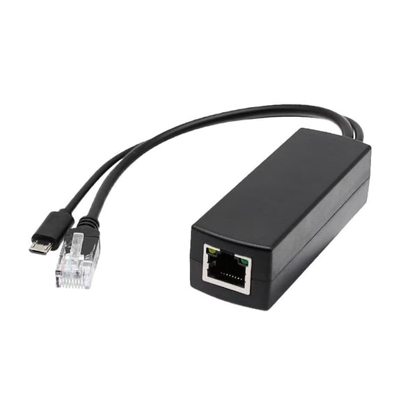PoE Splitter USB-C 5V Active PoE to USB C Adapter IEEE 802.3af Compliant for Raspberry Pi 4 IP WiFi Security Cameras