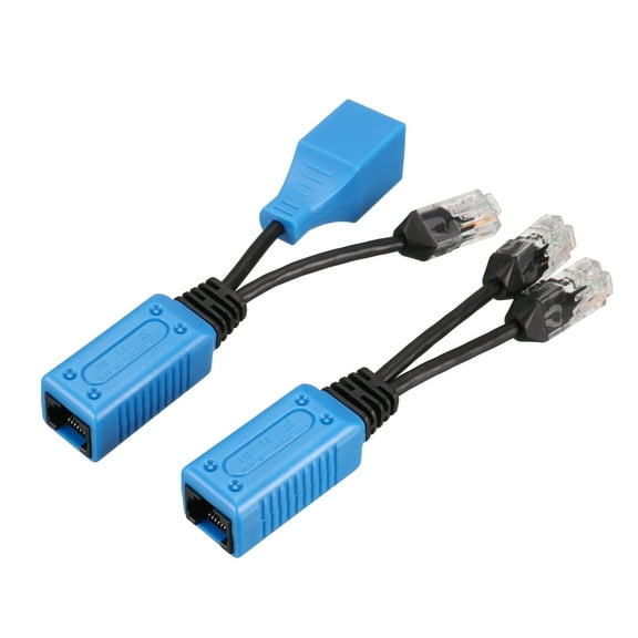 PoE Splitter and PoE Kit RJ45 8 Pin Adapter 1Set