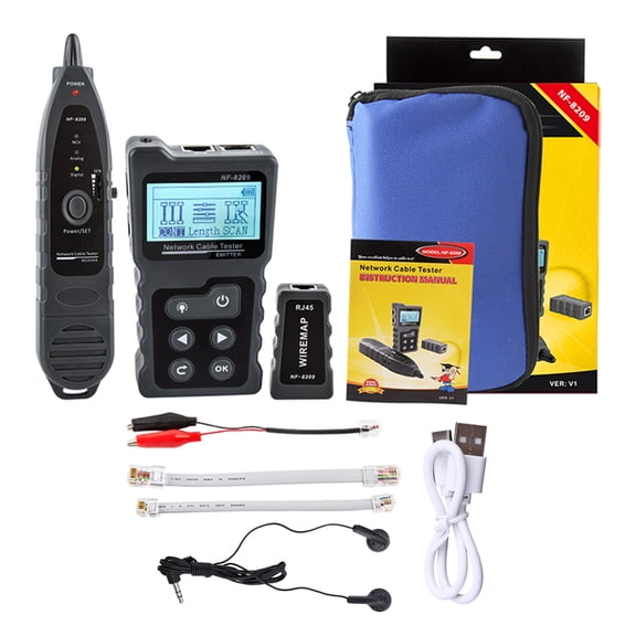 Multifunctional Cable Tracker PSE Standards Power Supply Modes Detecting Poe Voltage Testers