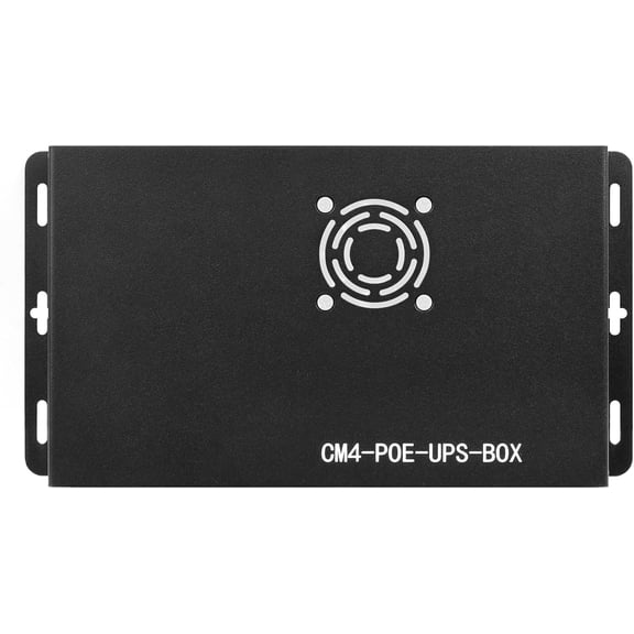 PoE UPS Uninterruptible Power Supply Base Board/Mini-Computer Designed for Compute Module 4 Gigabit Ethernet Dual HDMI Quad USB2.0