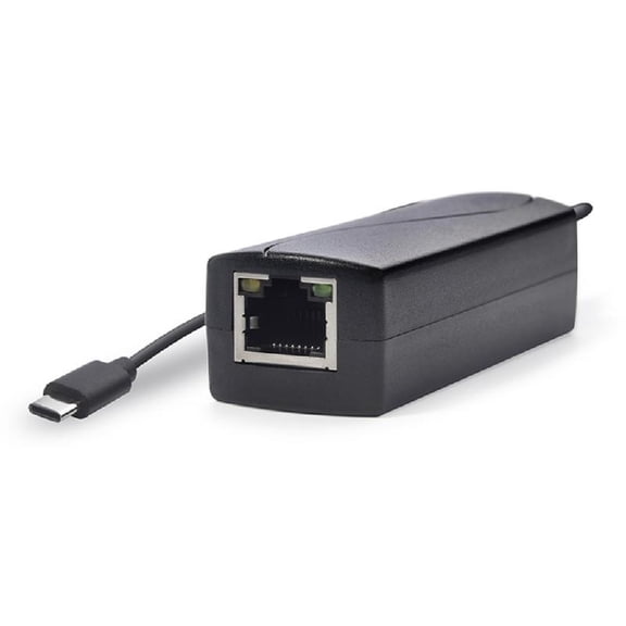PoE to USB C Converter 10/100Mbps Ethernet PoE USB C Power Supply Networking