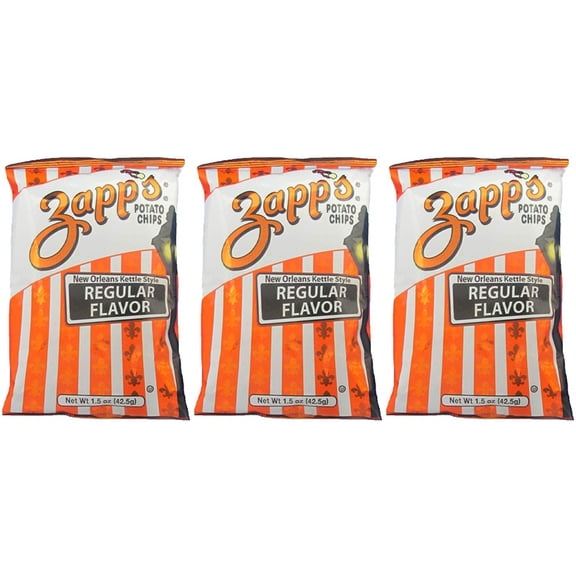 Poao Chips, Regular Flavor, New Orleans Kele Syle, 1.5oz Bag (3-Pack)