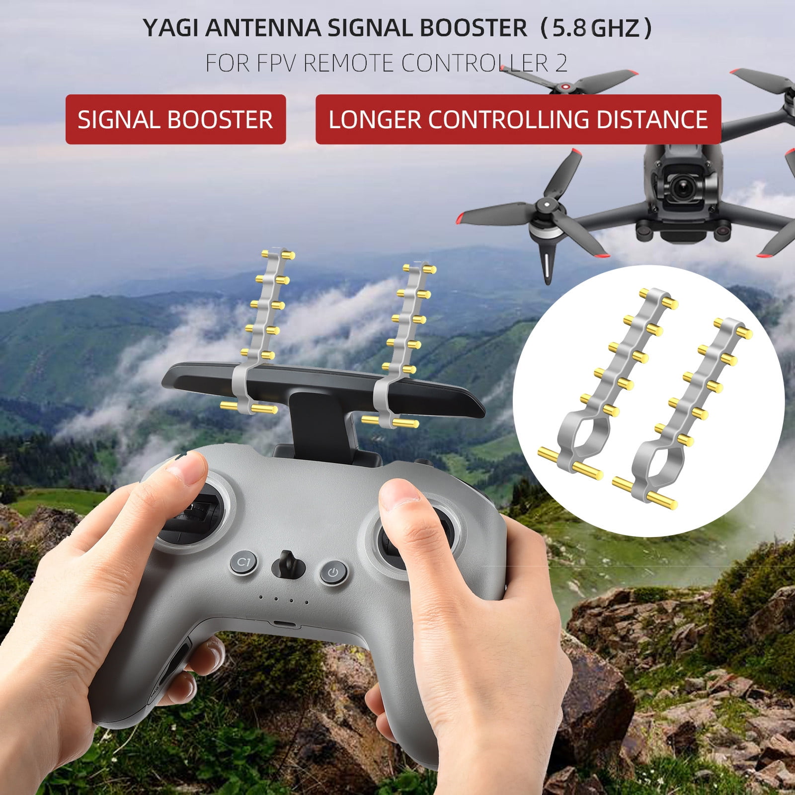 Dji fpv 2024 signal booster