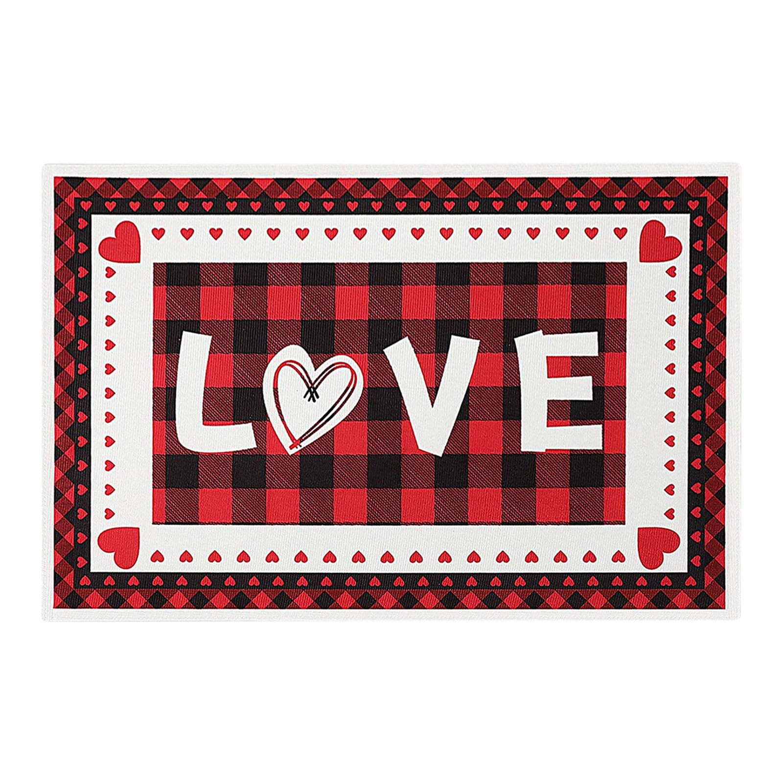 Poaug Carpet Clearance Valentine's Day Doormats Home Carpets