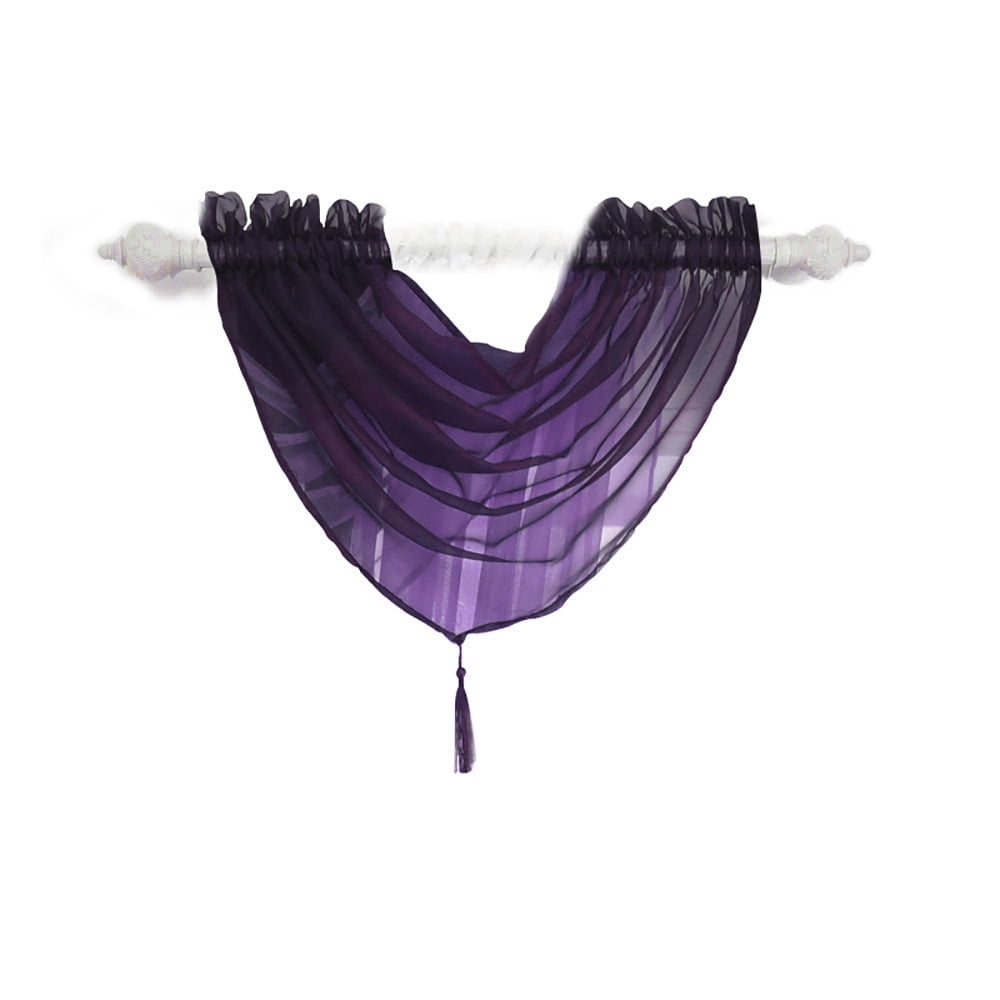 Poaug Curtain on Sale Clearance Voile Curtain Swags All Colours Pelmet