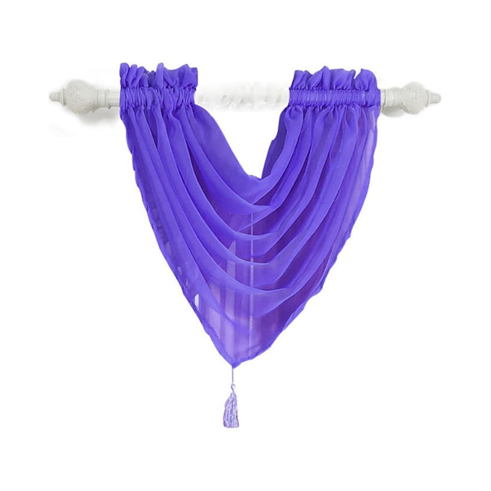 Poaug Curtain on Sale Clearance Voile Curtain Swags All Colours Pelmet