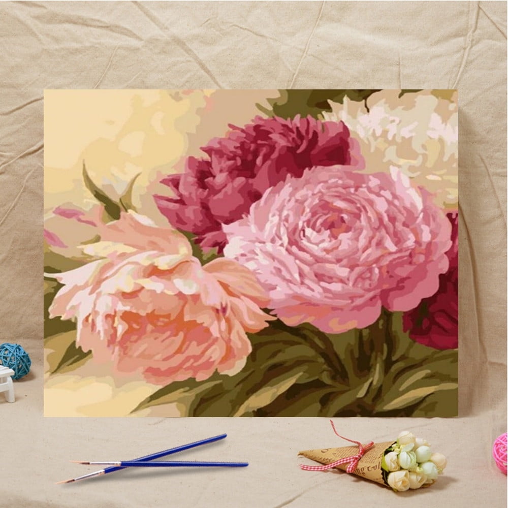 Poaug Oil Painting Clearance Inch 16*20 Number Picture Paint Wall Diy