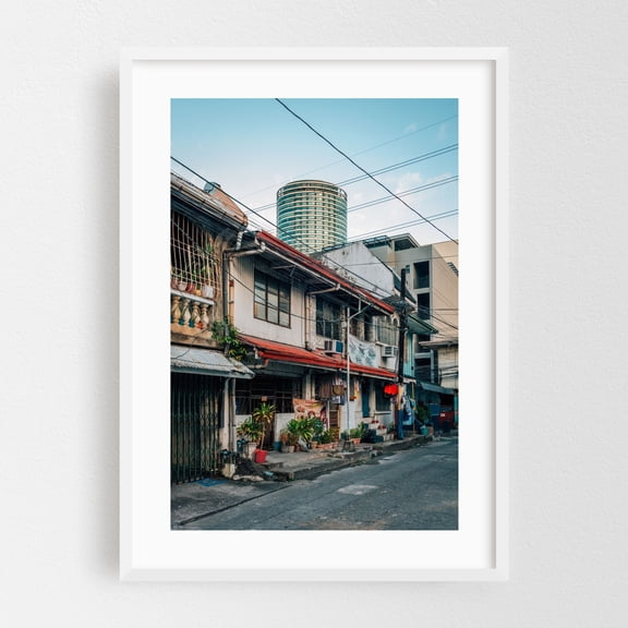 Poblacion, Makati 04 - Manila Philippines Photography White Framed Wall Art Print 16 x 24 inches