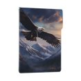 thumbnail image 1 of Pobuds Leather Laptop Sleeve, Padded Case, Thin Portable, Versatile Bag - Compatible with most 13 inch laptops for MacBook Pro 13 inch 2016 or later, MacBook Air 13,14 - Vertical, Eagle, 1 of 5