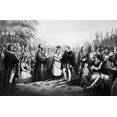 thumbnail image 1 of Pocahontas. Nnative American Princess. The Wedding Of Pocahontas And John Rolfe At Jamestown Virginia, 1 of 2