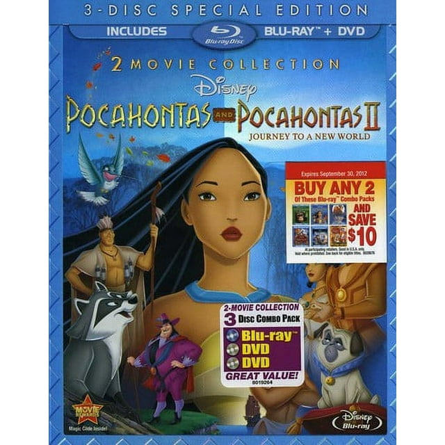 Pocahontas & Pocahontas II: Journey to a New Wolrd (Blu-ray + DVD)