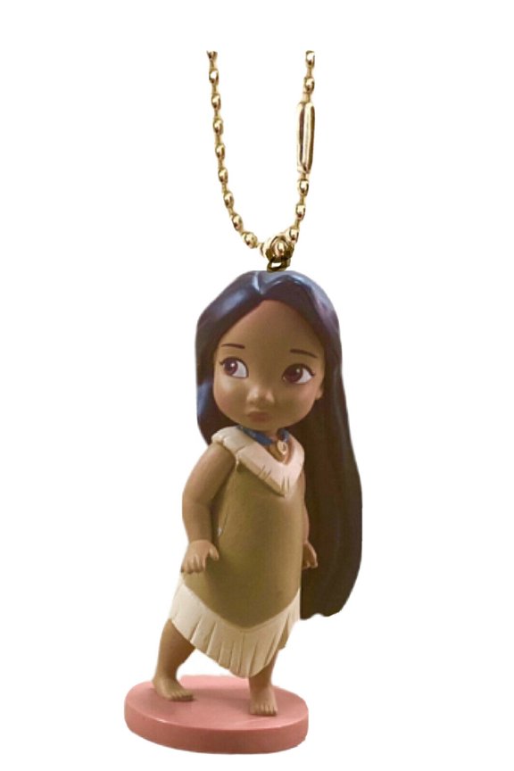 Pocahontas Princess Toddler Keychain Dangler Ornament Baby Figure Charm Pvc New