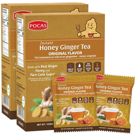 Pocas Honey Ginger Tea original (20 Bags)
