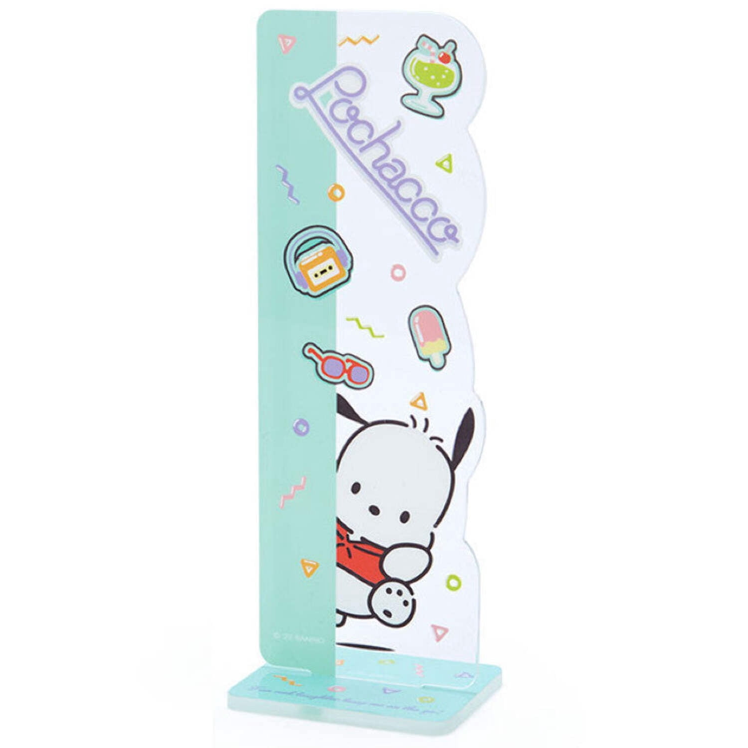 Sanrio Pochacco Acrylic Stand With Light - Tokimeki Sushi Theme, 3.9x3.1 Inch Cute Display For Collectors