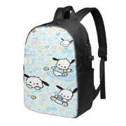 Pochacco Anime Backpack 3d Printed Travel Bags