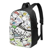 Pochacco Anime Backpack 3d Printed Travel Bags