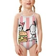 thumbnail image 1 of Pochacco Girls One Piece Swimsuits Hawaiian Summer Swimwear Beach Bathing Suit Outfits, 1 of 6