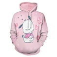 thumbnail image 1 of Pochacco Hoodie 3D Print Pullover Hooded Long Sleeve Sweatshirts Tops Blouse with Pocket for Mens Womens, 1 of 6