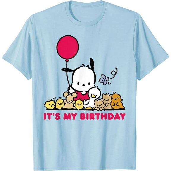 Pochacco It's My Birthday DTG Print Unisex T-Shirt
