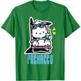 thumbnail image 1 of Pochacco Summer Drink Vacation DTG Print Unisex T-Shirt,Irish Green Color,Size 2XL, 1 of 5