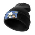 thumbnail image 1 of Pochacco Winter Beanie Hats for Men Women, Warm Cozy Knitted Cuffed Skull Cap, 1 of 8
