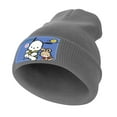 thumbnail image 1 of Pochacco Winter Beanie Hats for Men Women, Warm Cozy Knitted Cuffed Skull Cap, 1 of 8