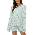 thumbnail image 1 of Pochacco Women Pajamas Set Loungewear Sleepwear 2 Piece PJ Sets, 1 of 7