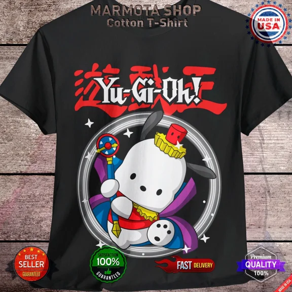 Pochaco T-Shirt Time Wizard Anime Soft Tee Shirt Kawaii McDonald 90s Unisex Size