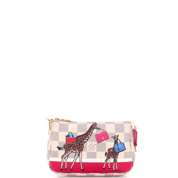 Pre-Owned Pochette Accessoires Limited Edition Damier Mini By Rebag